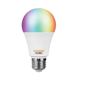 High-CRI Smart Multicolor LED Light Bulb with RGB Wireless Control and Google Assistant Integration