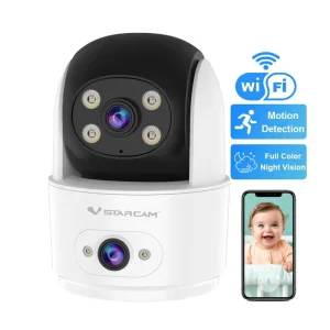 CS996DR HD 4MP Wifi Indoor Camera Dual Lens IP Camera Baby Monitor Smart Home Security CCTV Wifi Cameras