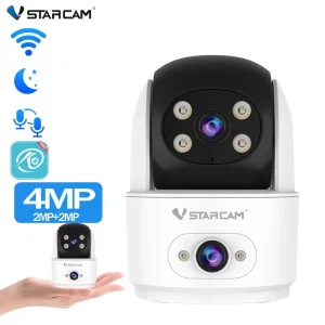 CS996DR HD 4MP Wifi Indoor Camera Dual Lens IP Camera Baby Monitor Smart Home Security CCTV Wifi Cameras