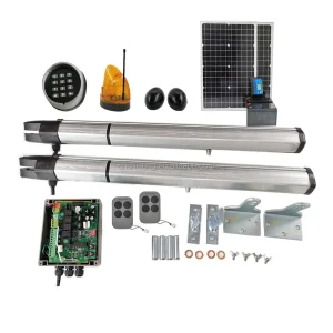 CSSG0-03 DC24V Motor Aluminum Modern Design Smart Automatic Dual Arm Swing Gate Opener 200KG*2 Capacity
