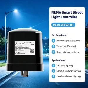 CTB501BH High Input 480V LED Strip Lighting Energy Metering Water Proof Street Light Controller