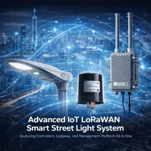 CTW501BL Lighting Control Device Lorawan Smart Dimmer Input 480V LED Waterproof Remote Control Street Lighting System