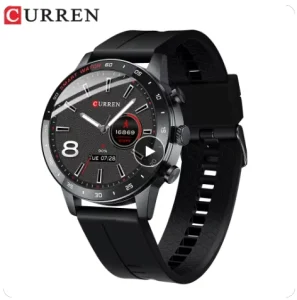 CURREN 6001 Men’s Smart Watch Waterproof Heart Rate Monitor Fitness Tracker Sports Music Play Digital Smartwatch for Android IOS