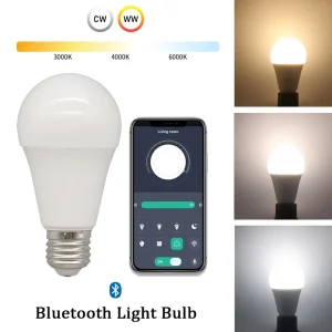 CW Control A60 LED Smart Bulb AC220–240V 10W, with Dimming, CCT Change, Time Setting and Voice Control