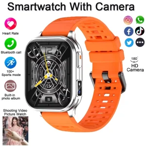 Camera Smart Watch Men Women Photo Video Recording Local Music Sports Fitness Waterproof flashlight Smart Watch P60