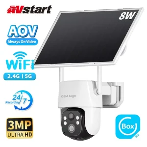 Camera Wifi TZ-DOA33A with Motion Detection Built In Siren Night Vision CMOS Sensor IP65 Waterproof Cloud & SD Card Storage