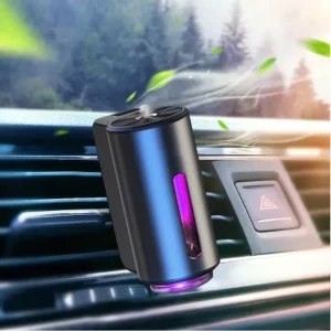 Car Air Freshener Diffuser with 1 Perfume 3 Mode Adjustable Smart Car Air Humidifier Long Lasting Portable Mini Car Diffuser