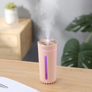 Car Air Humidifiers Mini Air Humidifier 300ml Portable USB Cool Mist Aroma Ultrasonic Humidifier Essential Oil Diffuser Sprayer
