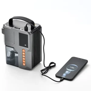 Car Jump Starter Power Bank with 150PSI Air Compressor Pump and Handheld Vacuum Cleaner Emergency Portable Power Station 10 in 1