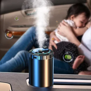 Car Perfume Touch Screen Alloy Aromatherapy Smart Home Essential Oil Diffuser Long Lasting Scent USB Powered for Center