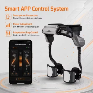 Carbon Fiber Lightweight Exoskeleton Robot Walking Assist Device with AI Smart Control APP System for Outdoor Mobility