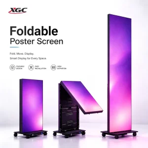 Ceiling Hanging LED HDR10 Poster Display Digital Signage Advertising Screen Slim Totem High Bright 2 Year Warranty Die Cast