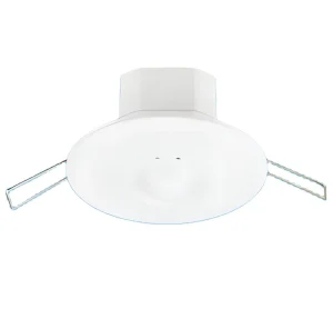 Ceiling Smart LED Microwave Motion Sensor Light with Adjustable Detection Range 2 16m & Delay 10 30min