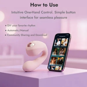 Celevue Aura Pro V451 Controllable Via Smart AI APP Double G Spot Vibrator for Couple Female Masturbation Real Touch Feeling