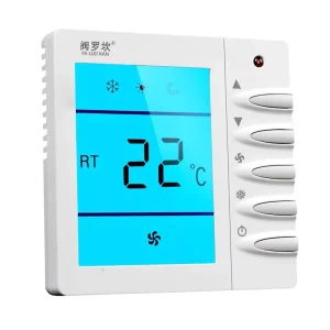 Central AC Thermostat PG 7D Digital LCD HVAC Temperature Controller Energy Saving Flexible Design for Fan Coil Unit