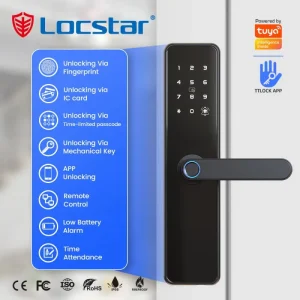 Cerradura Digital Safety Electric Biometric Intelligent Remote Password Wifi Fingerprint Smart Door Lock