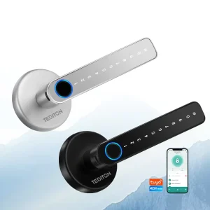 Cerradura Inteligente Para Puerta Electronic Digital Locks for Doors Indoor Smart Handle Lock With Connection APP Unlock