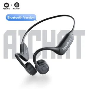 ChatGPT Powered AI Bone Conduction Headphones Real Time Translation LED IPX 8 Waterproof Smart Home Office Compatibility for