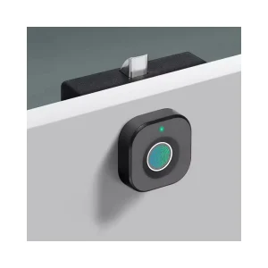 Cheapest Hidden Cabinet Security Locker With USB Charging Black Drawer Home Biometric Hidden Fingerprint Smart Electric Lock