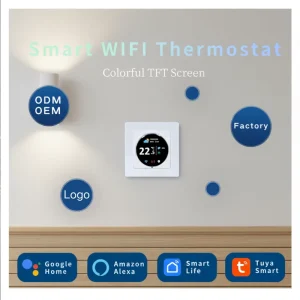 Child Lock Water Heating Thermostat of Apartment Hotel Room Thermostat with Temperature Control Programmable Thermostat