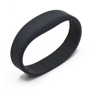 Children Top Sale Mini Tag Tracking Wearing Soft Silicone RFID Waterproof Wristband 13.56MHz NFC Bracelet