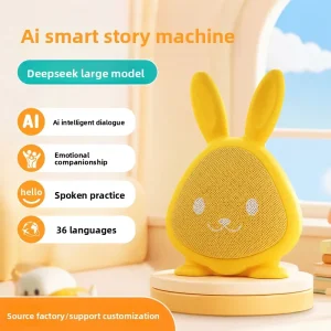 Children’s Educational AI Robot Toys Dialogue Voice Interaction Early Education Story Machine for 4-6 Year Olds Lithium Battery
