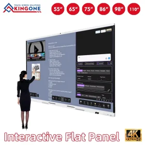 China Factory Direct 65 Inch Interactive Smart Board 4K LCD Touch Screen Digital Whiteboard for Conference Meeting Room