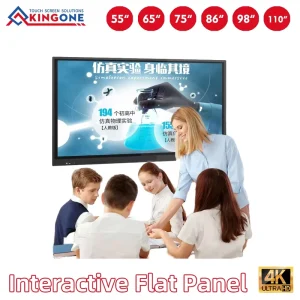 China Manufacturer OEM 86 Inch Interactive Flat Panel 4K Touch Screen Smart Board Digital Whiteboard for Education Teaching
