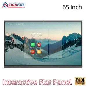 China OEM ODM Manufacturer 65 Inch Interactive Whiteboard 4K Touch Screen LCD Smart Board for Classroom Education Teaching