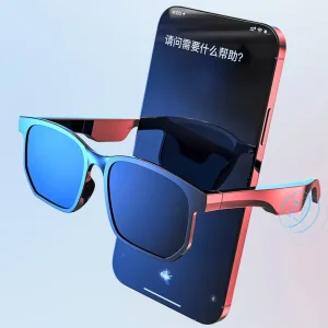 China Supplier Smart Sunglasses Wireless Headphone Music Eyewear Classy Rectangular Shade Smart Wireless Eyewear