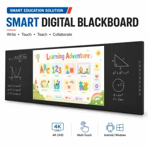 Classroom All in One PC Touch Screen LCD School Writing Board 86 LED Nano Whiteboard Interactive Digital Blackboard