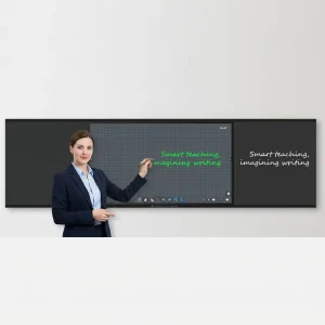 Clever Teaching 146 Inch 4K IR Capacitive Screen Smart Board Interactive Whiteboard Flat Panel Android Windows