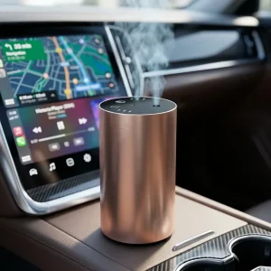 Cold Air Waterless Car Scent Diffuse Type C 2000mAh Rechargeable Aluminum Alloy Nebulizer Aroma Machine