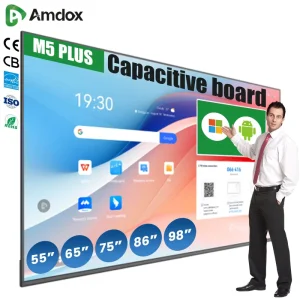 Collaborative Interactive Smart Board for Office Education Digital Signage Whiteboard 55 98 Inch Sizes Interactive Boards for