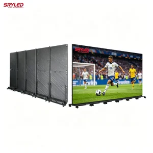 Collapsible P1.25 P1.86 P2 P2.5 Smart Digital Business Advertising Indoor Movable Screen Mirror Led Poster Video Wall Display