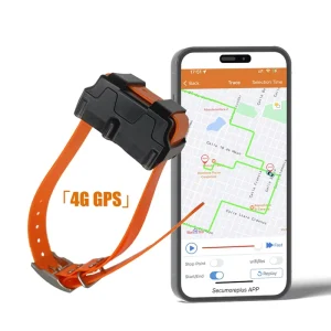 Collar GPS Tracker Locator Dog Tracking IP67 Waterproof Geo-fence Remote Electric Shock