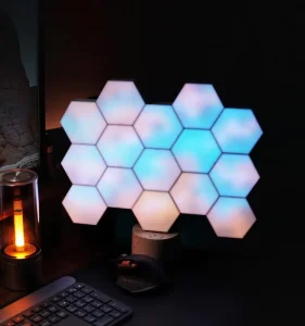 Cololight Hexagon Smart Home RGB Light Music System Multi-Color AUTO Crystal Luminous for Home Decor Kit & System