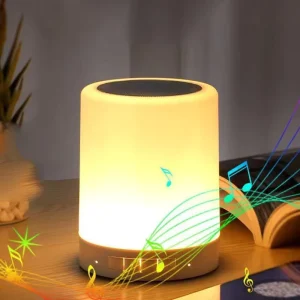 Colorful Light Touch Mini Smart Speaker Wireless Small Speaker with TF Card AUX Support