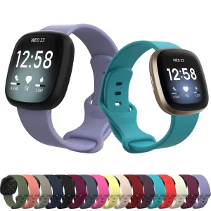 Colorful Silicone Strap Quick Release Bracelet for fitbit Sense Fitbit Versa 3 4 Smart Watch Band