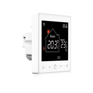 Colorful VA ScreenColorful Thermostat R9W Touch sensitive Weekly programmable Smart Wi Fi Thermostat Customized Equipment