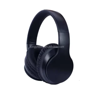 Comfort Fit Ear Cup Foldable Wireless Headset Over Ear Low Latency Headphone with LED Battery Indicator