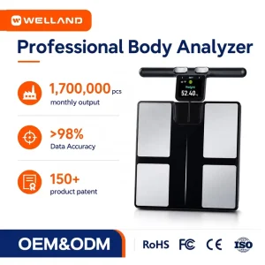 Commercial Body Composition Analyzer 8 Electrode Smart Scale for Gym Fitness Club Bulk OEM ODM Factory