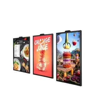 Commercial Hanging Digital Signage Advertising Screen Vertical LCD Display Android Smart WiFi Media Player Electronic Menu Board