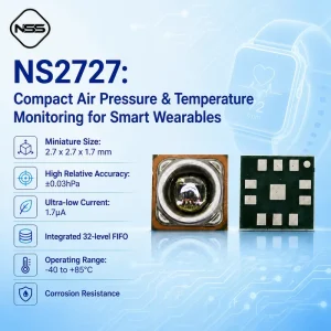 Compact Air Pressure & Temperature Monitoring Solution for Smart Wearables