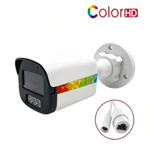 Compatible Bullet Surveillance IP Cameras 4MP 5MP 2K CMOS Dual Lights Full Color Night Vision NVR/Cloud Support OEM/ODM