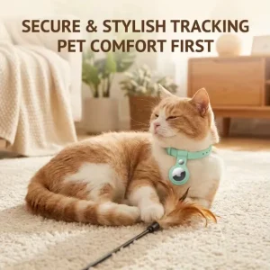 Compatible with AirTag Tracker Protective Nylon Collar with Paw Design Reflective Bell for Cat-Ready Stock