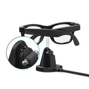 Compatible with Smart AI Glasses Fast-charging Mini Non-slip ABS Portable Charging Dock with No Cable Included