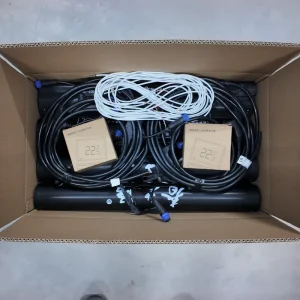 Complete Graphene Outdoor Floor Heating Sample Kit PVC Sealed Heating Film with Thermostat Cable and Sensor Ready to Install