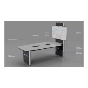 Computer Monitor Arm Ergonomic Vertical Stand for Control Room Console School