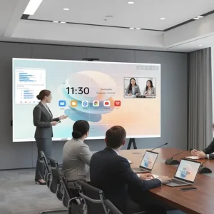 Conference Big Size 108 136 163 Inch Touch Screen Interactive LED Wall Screen Meeting Room Splicing Display for Meeting Room